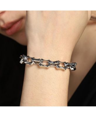 Women's The Bracket-Link Chain Bracelet - Chrome Silver