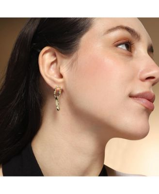 Women's The Hollow-Shell Drop Earrings - California Gold