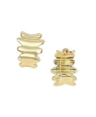 Women's The Ripple Hoop Earrings - California Gold