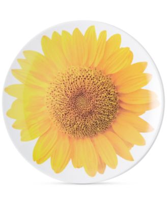 kate spade new york - Patio Floral Collection Sunflower Accent Plate