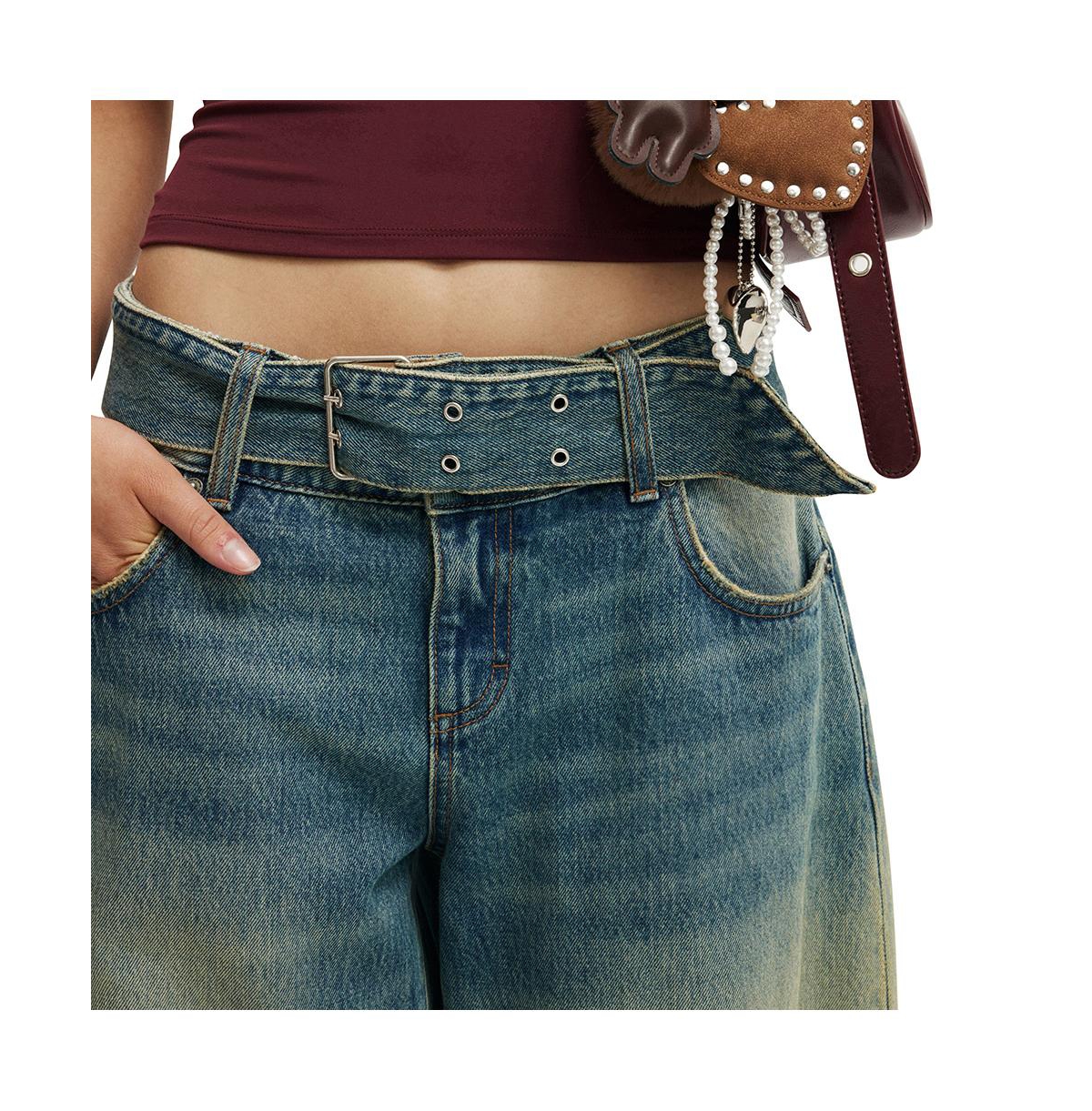 Cotton On Women's Low Barrel Jean