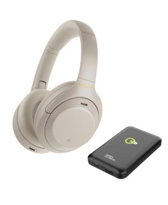 WH-1000XM4 Wireless Premium Noise Canceling Overhead Headphones with Mic for Phone-Call and Alexa Voice Control, Silver WH1000XM4 Bundle