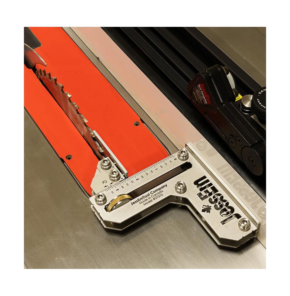 JessEm 07316 14 Gauge Stainless Steel Tool Setting Gauge - Metric - Small