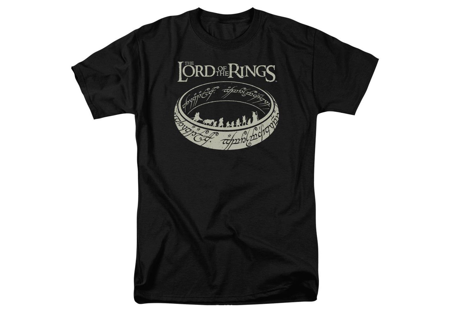 Мужская футболка Lord Of The Rings Big & Tall The The Journey Ring, цвет: Угольный — фото 1