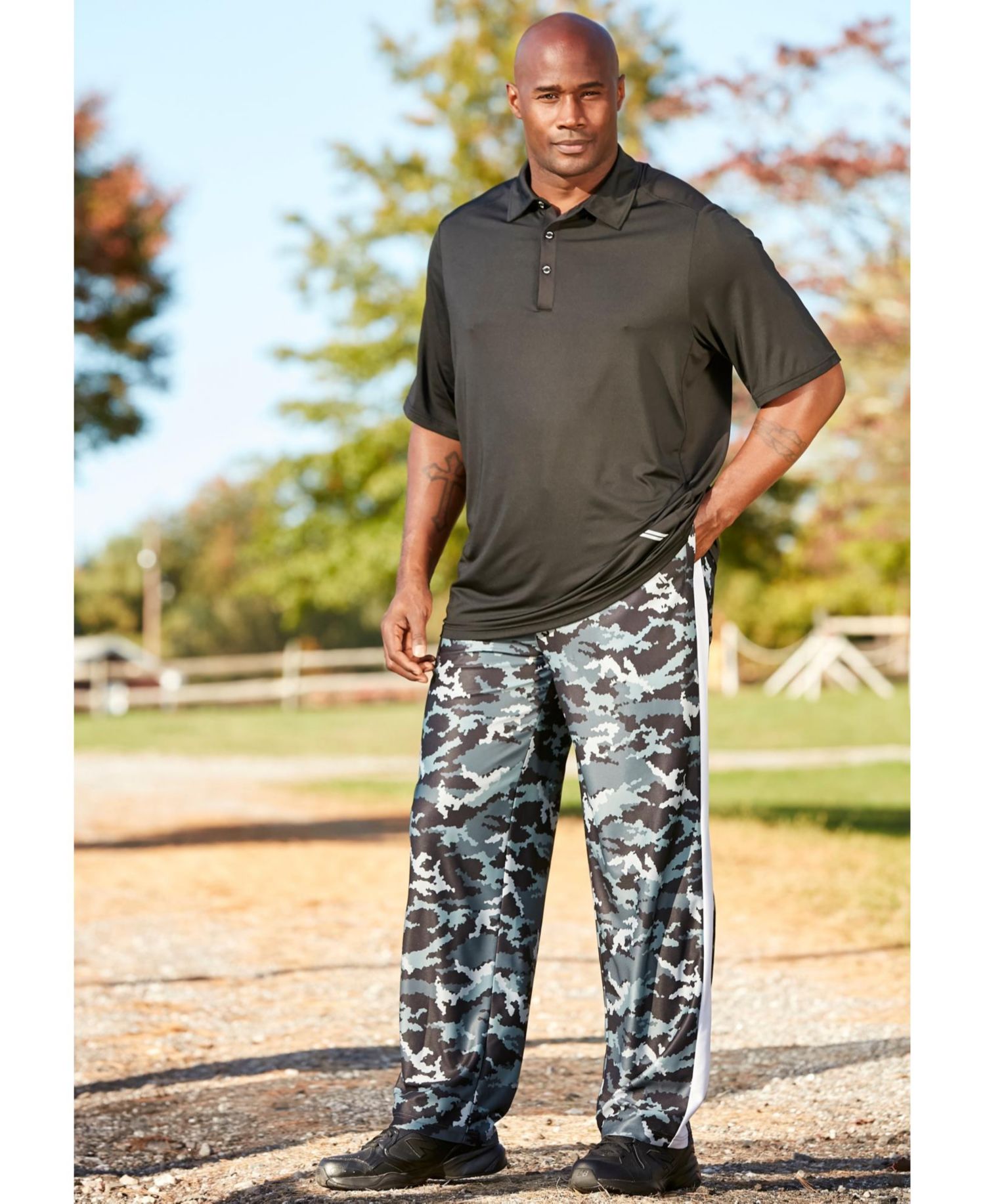 Men's Performance Mesh Side Panel Sweatpants