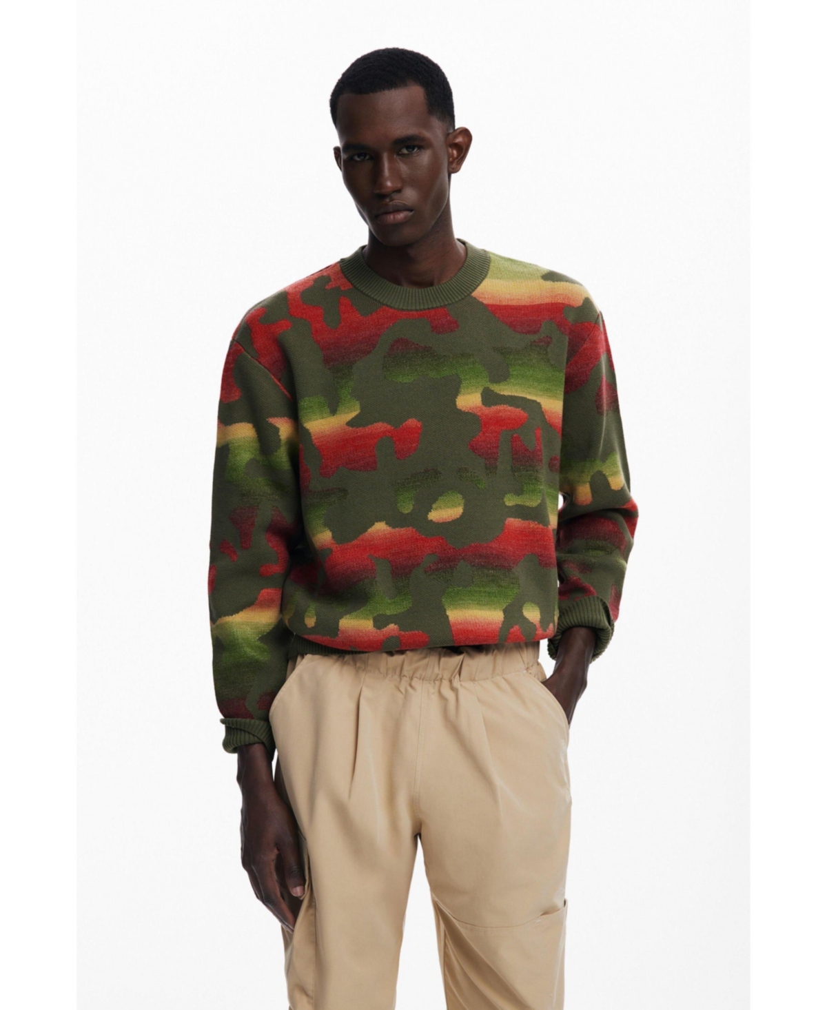 Desigual Men's Adjustable cargo pants