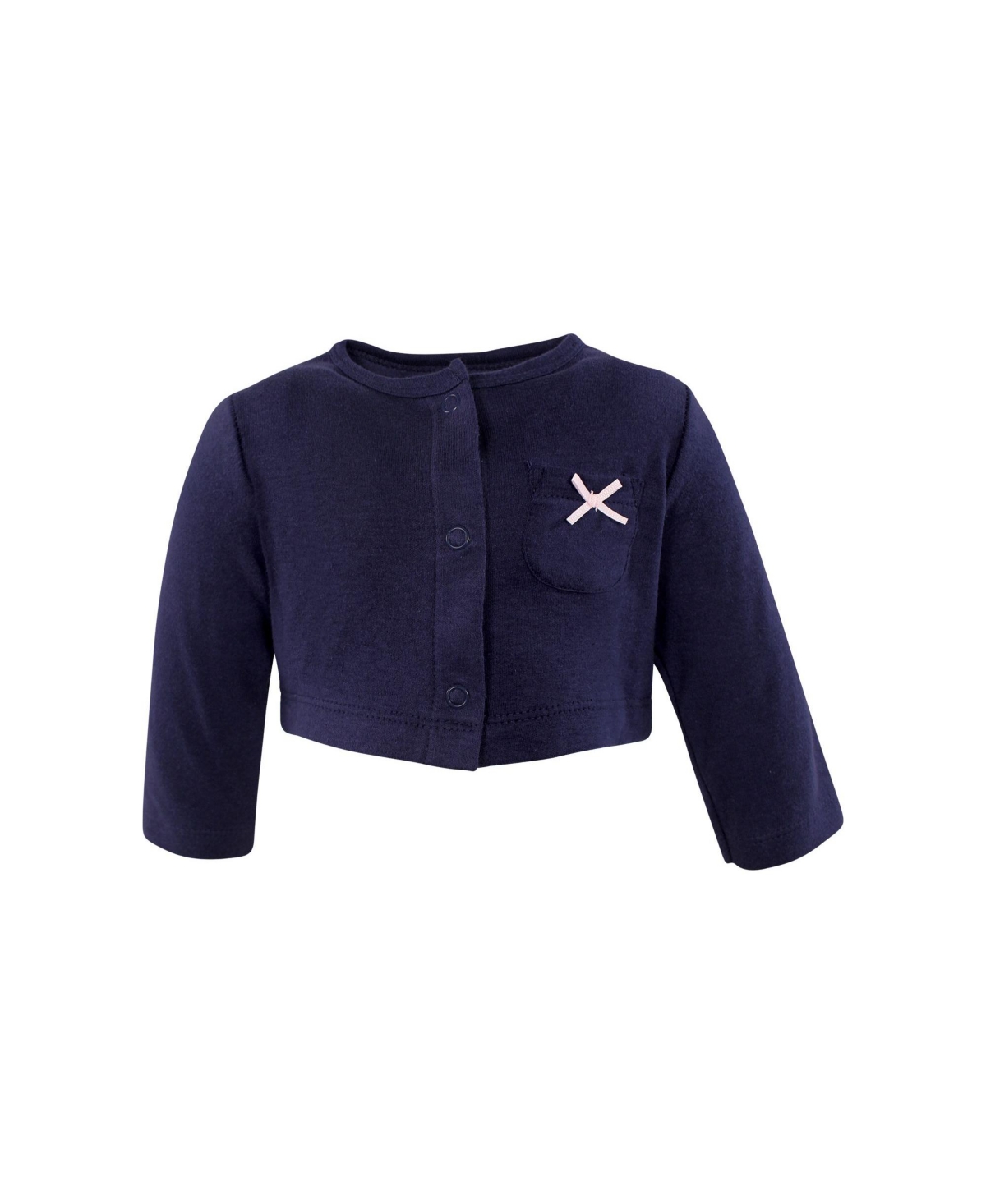 Hudson Baby Toddler Girls Cotton Dress and Cardigan Set, Sunset Stripe