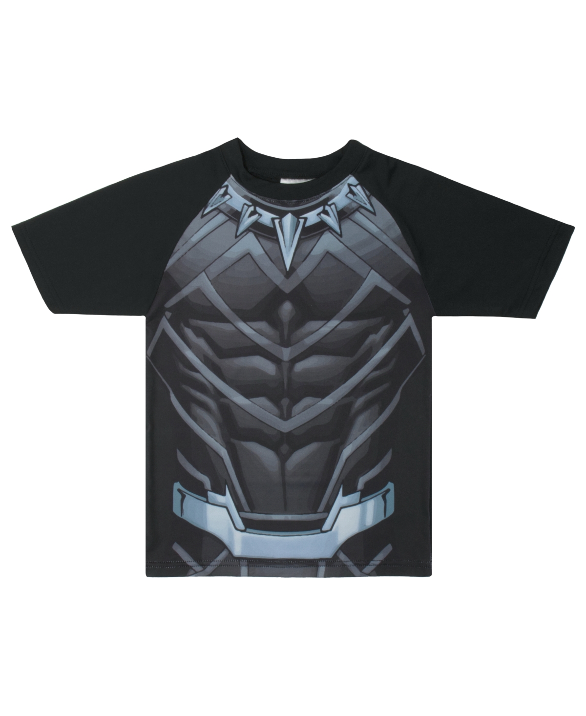 Black Panther Boys 2-Piece Rash Guard and Swim Trunks Swimsuit Set