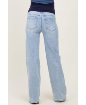 Maternity Medium high Rise wide leg 90's Jeans