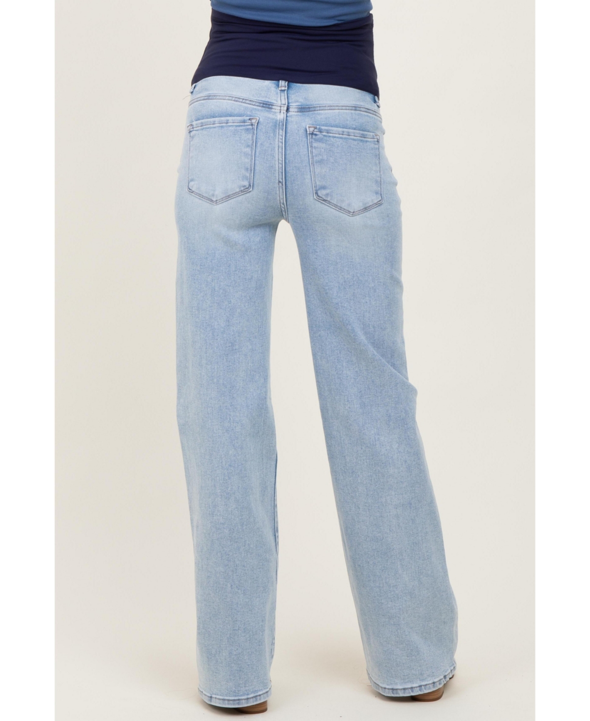 Pinkblush Maternity Medium high Rise wide leg 90's Jeans