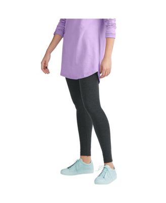Plus Size Cotton Spandex Full Length Leggings