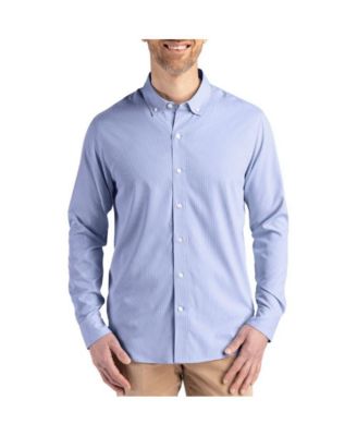 Big & Tall Pinstripe Long Sleeve Dress Shirt