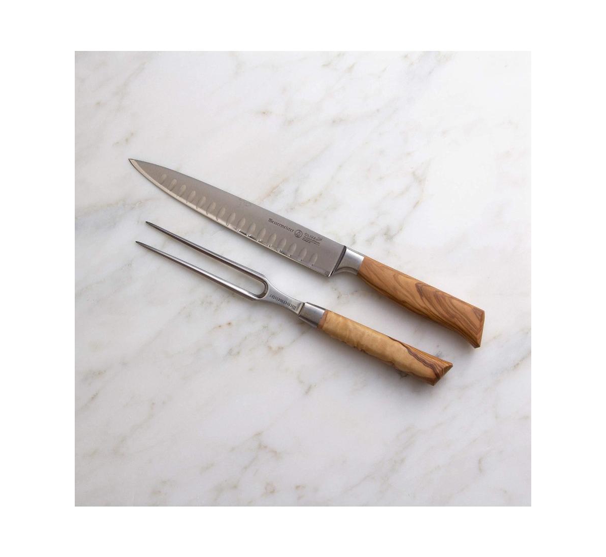 Messermeister Oliva Elite Kullenschliff Carving Set / 2 Pc.