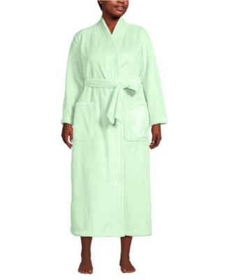 Plus Size Cozy Plush Long Wrap Robe