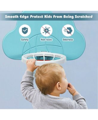 3-in-1 Kids Basketball Hoop Set with Balls