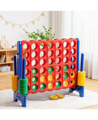 4-to-Score Giant Game Set with Net Storage-Blue