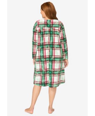 Plus Size Long-Sleeve Gown