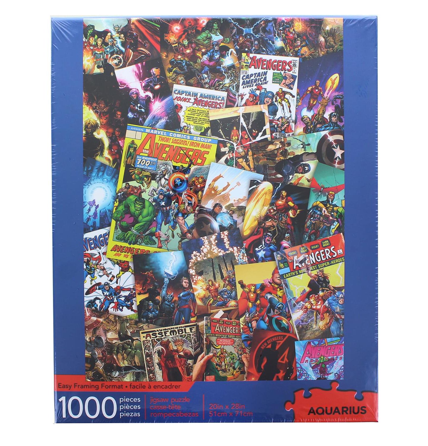 Детский пазл NMR Distribution Marvel Avengers Comic Collage 1000 Piece Puzzle, Ages 14+ — фото 2