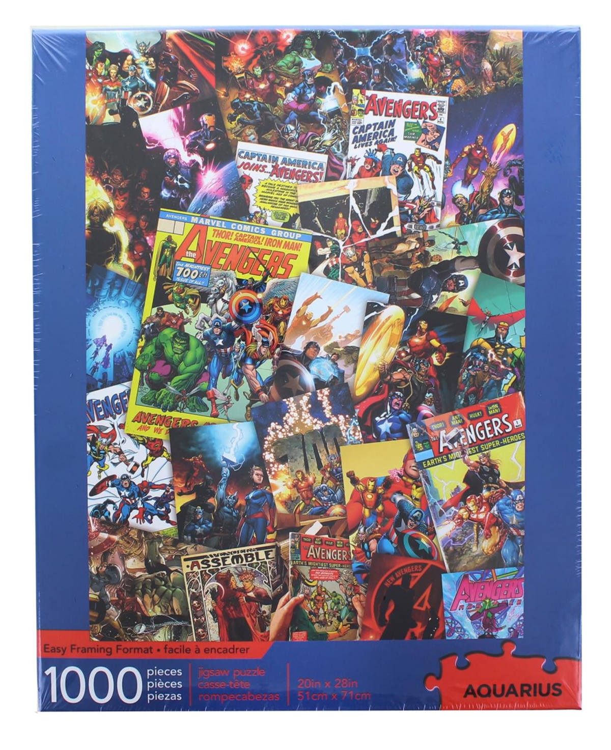 Nmr Distribution Marvel Avengers Comic Collage 1000 Piece Jigsaw Puzzle