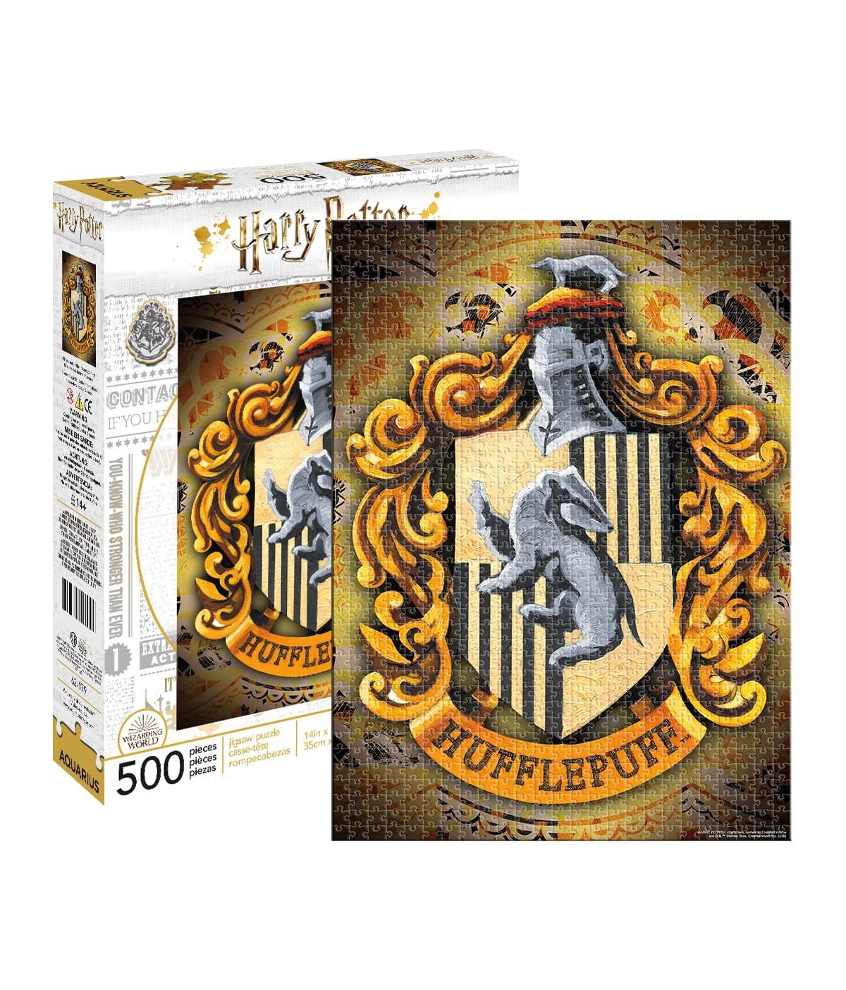 Nmr Distribution Harry Potter Hufflepuff Logo 500 Piece Jigsaw Puzzle