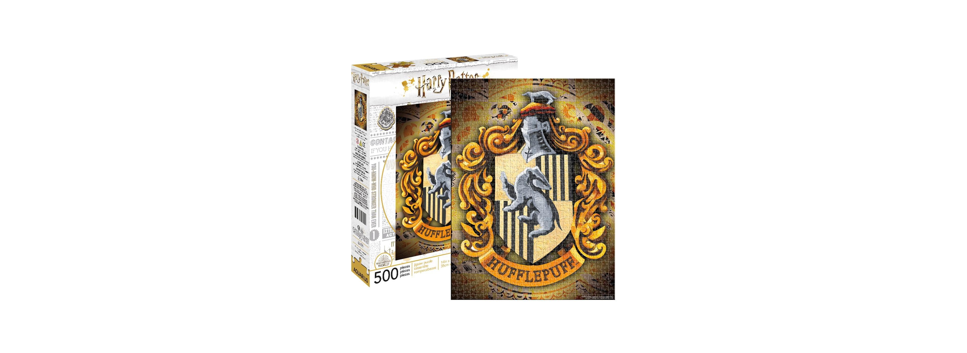 Nmr Distribution Harry Potter Hufflepuff Logo 500 Piece Jigsaw Puzzle