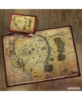 The Hobbit Map 1000 Piece Jigsaw Puzzle