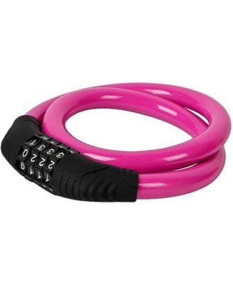 Bike Lock with 4-Digit Adjustable Combination Cable , 2Ft x 1/2 Inch