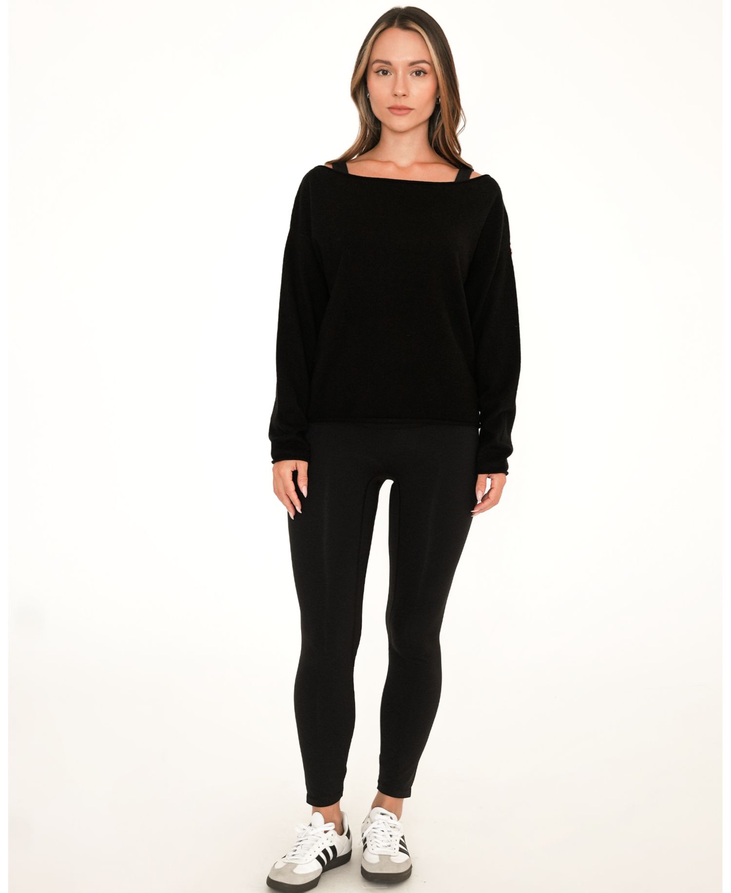Women's Romy Off Shoulder Cashmere Sweater