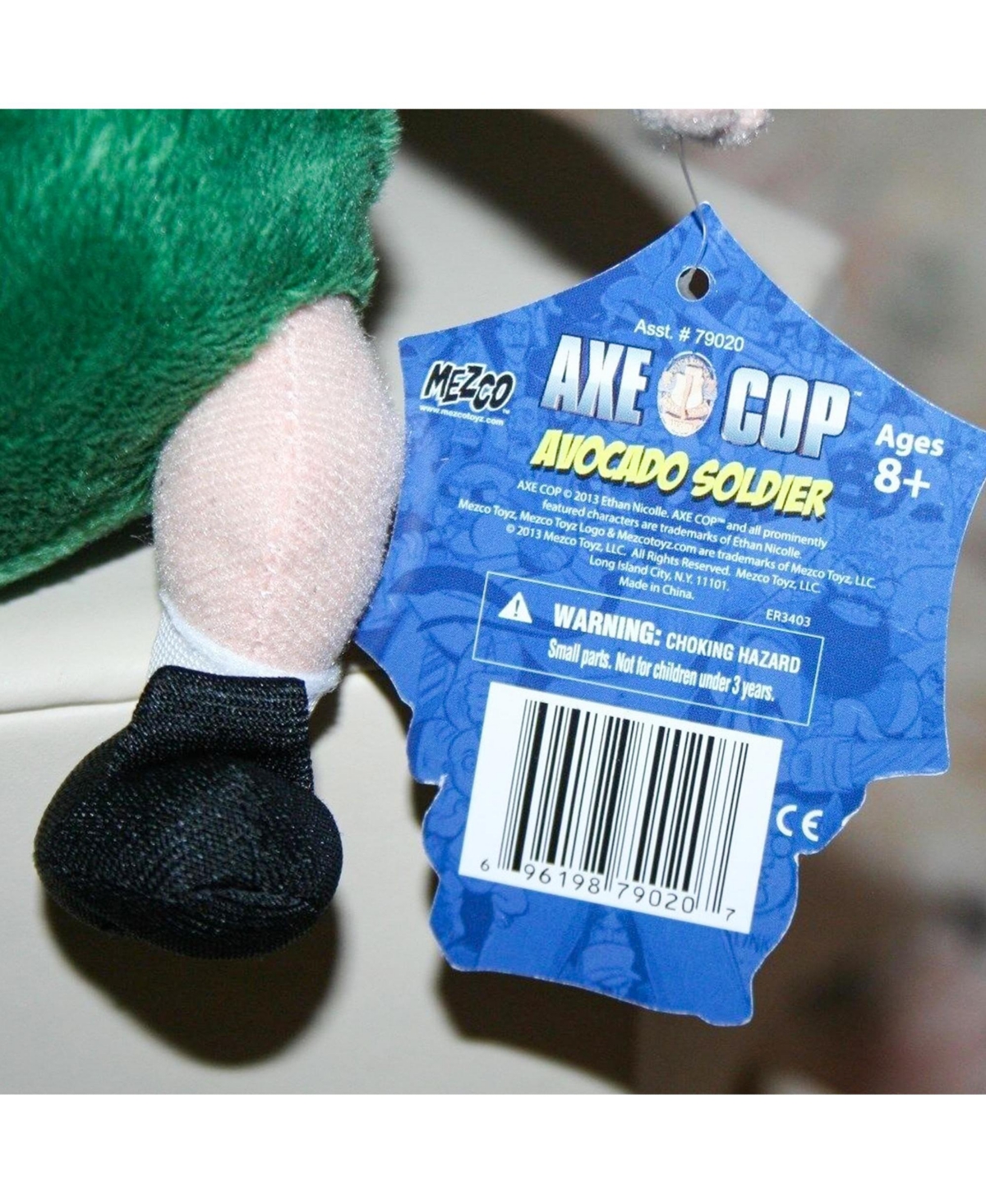 Axe Cop Avocado 10" Soldier Plush
