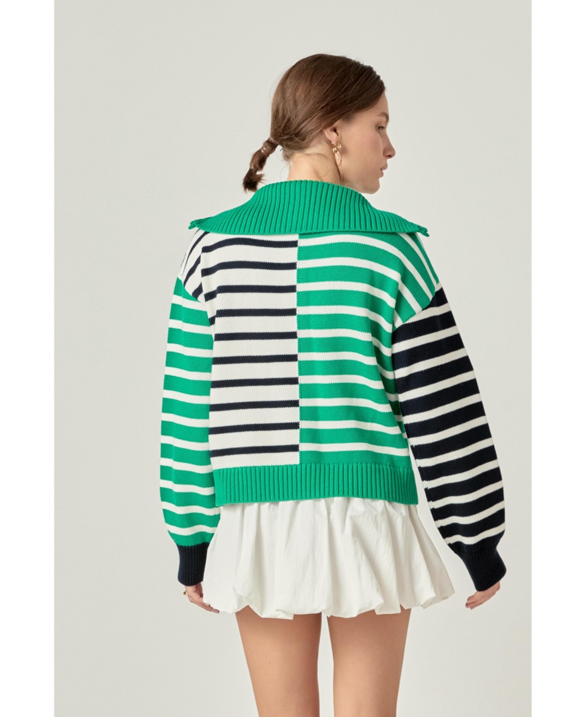 English Factory Women's Multi Stripe Knit