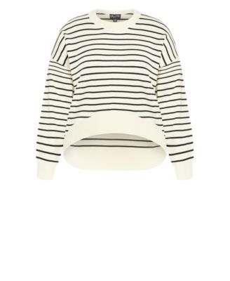Plus Size Stripe Lilia Sweater