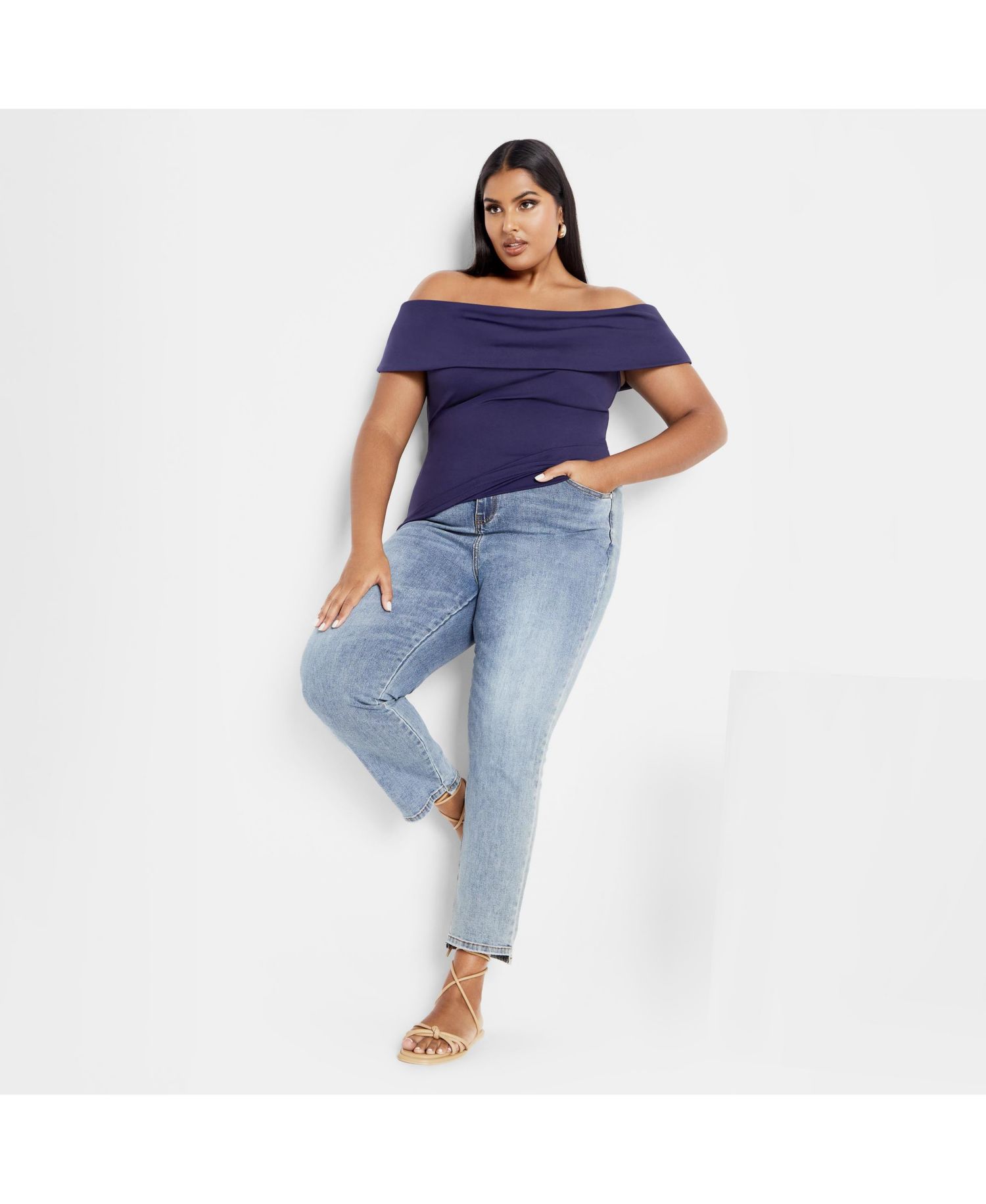 Plus Size Mischa Print Top