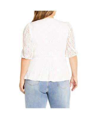 Plus Size Christa Lace Top
