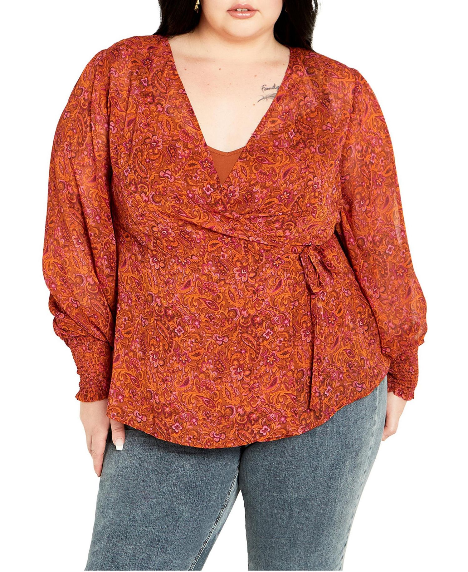 Plus Size Alexis Print Top