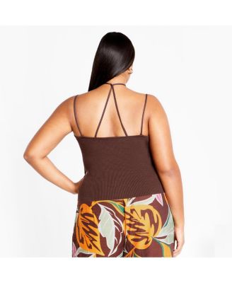 Women's Jez Ribbed Halter Top