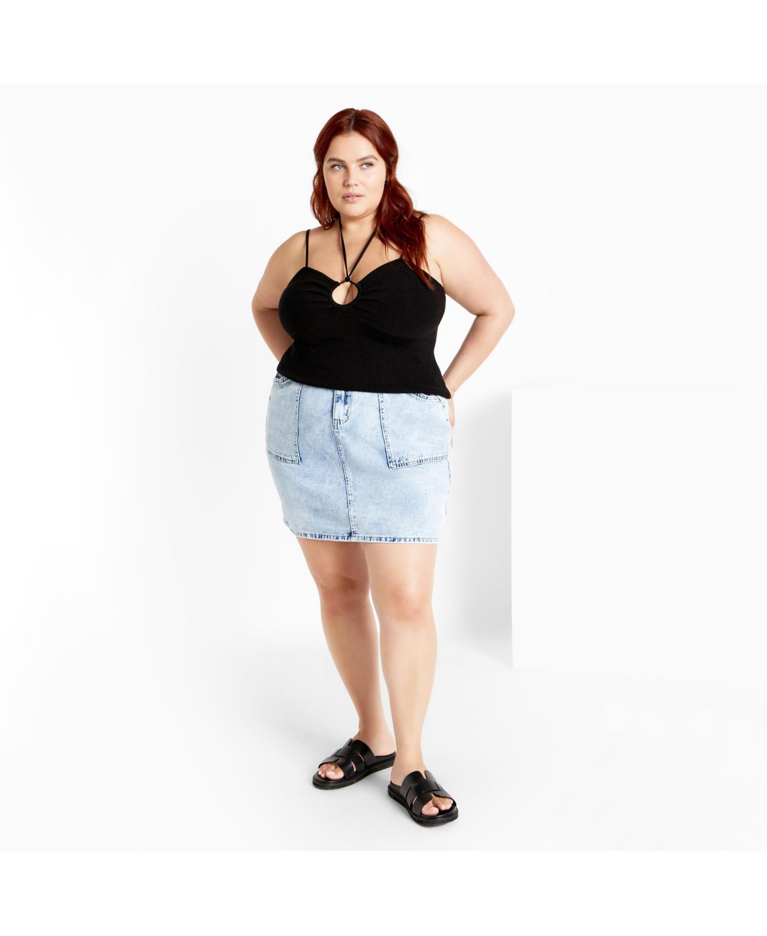 Women's Jez Ribbed Halter Top