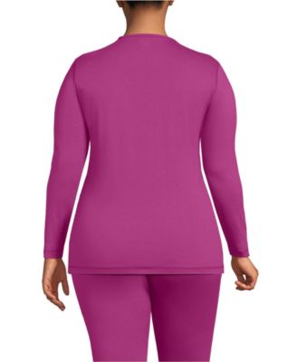Plus Size Baselayer Cozy Thermaskin Crewneck Top