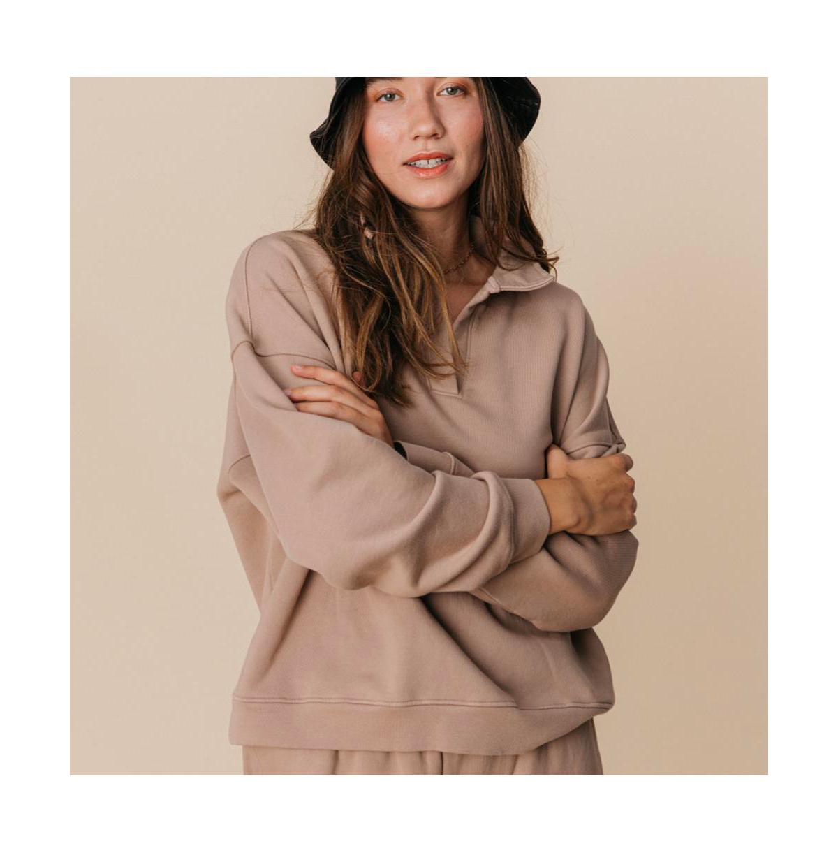 Ocio Women's Organic Cotton Teddy Polo Crew