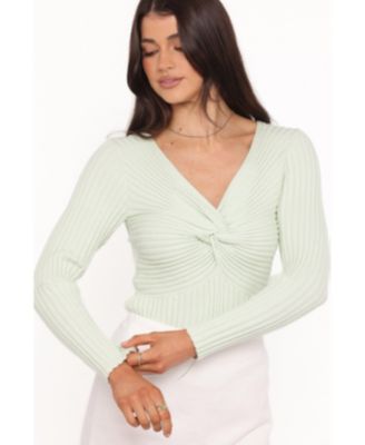 Women's Demi Twist Detail Knit Top