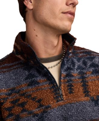 Men's Quarter-Zip Long-Sleeve Sweatshirt