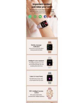 Women's 1.75" Smart Watch with Bluetooth Calling and Health Monitoring