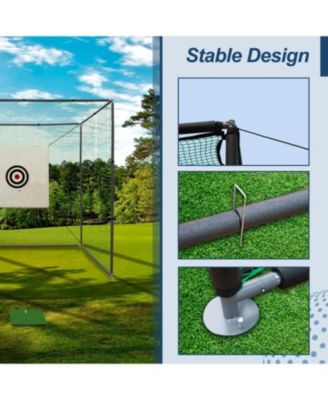 Streamdale 10x10 Golf Net Cage with Metal Frame