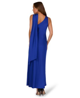 Women's Asymmetrical Neck Sleeveless Dress