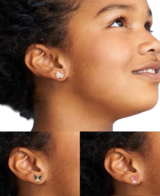 3-Pc. Friends Earrings Set in 18k Yellow Gold Over Sterling Silver