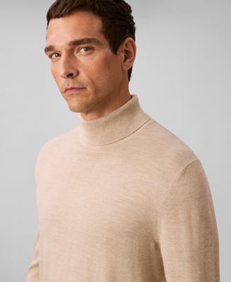 Men's Merino Wool Blend Turtleneck Sweater