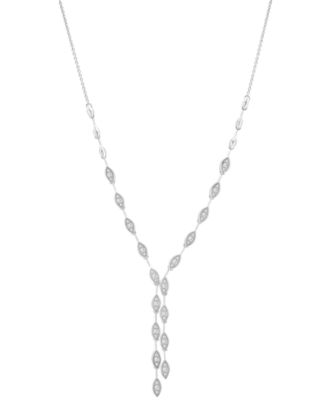 Wrapped in Love Diamond Long Drop 17 Necklace 12 ct tw in 14k Gold Exclusively at Macys - White Gold 1980$