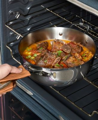 Premier Stainless Steel 4.5 Quart Chef's Pan with Lid