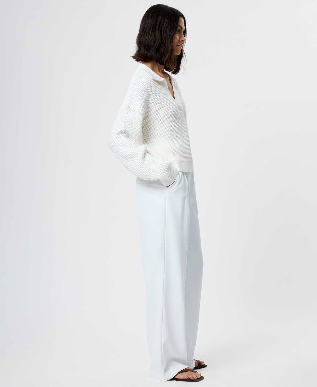 French Connection Women's Collared Pull-On Sweater