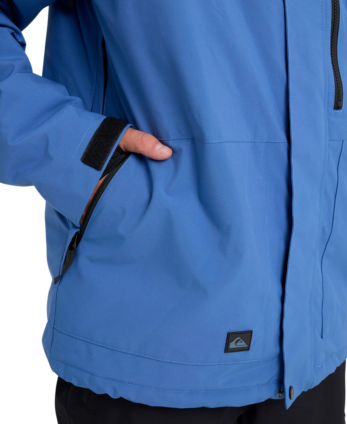 Quiksilver Men's Mission Solid Full-zip Jacket In Blue