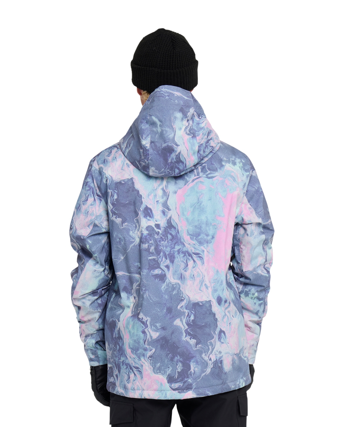 Quiksilver Men's Mission Printed Long-sleeve Jacket In Blue